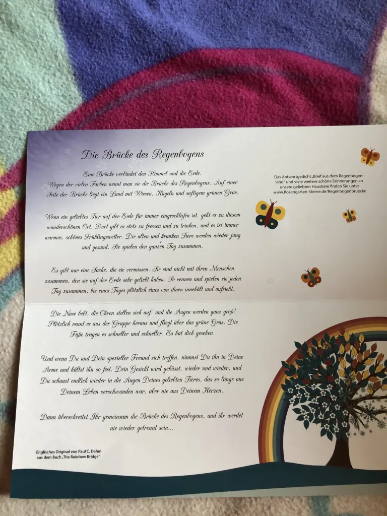 Andachtsbild von Tanja