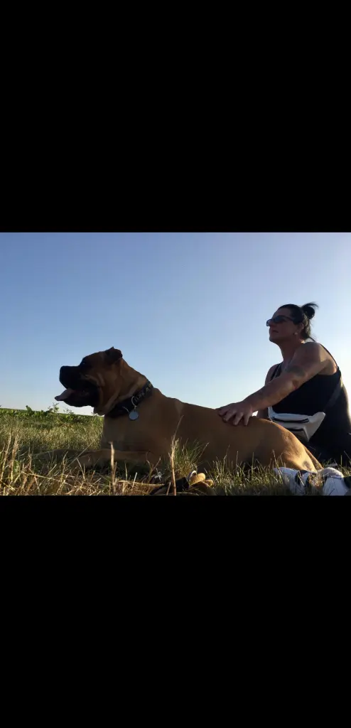 Andachtsbild von Annette mit Emma tief im Herzen ❤️
