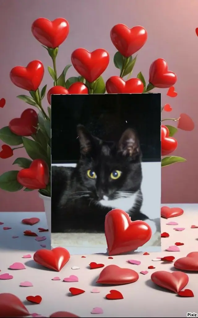 Andachtsbild von Tanja mit Timmy im Herzen 