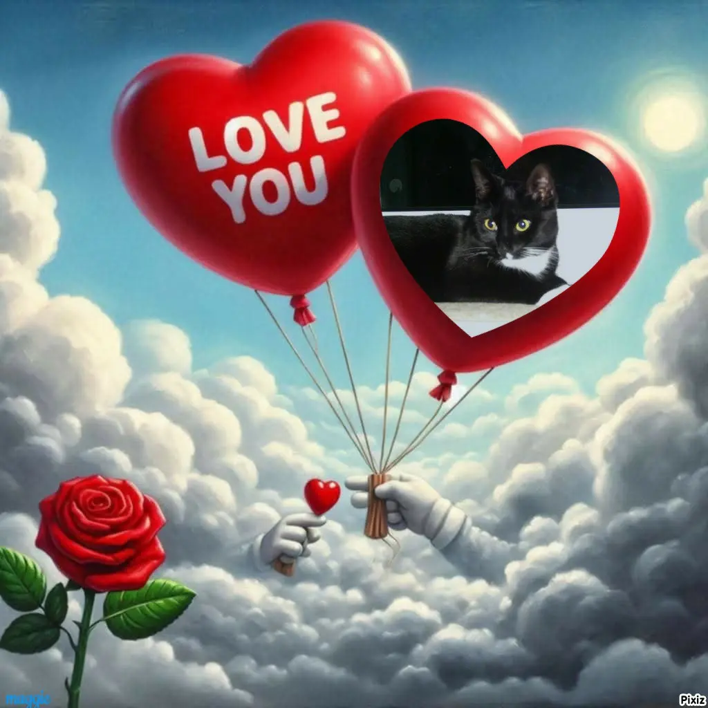 Andachtsbild von Tanja mit Timmy im Herzen 