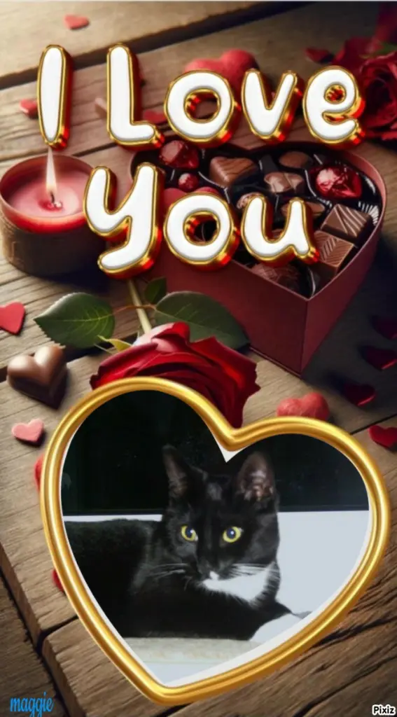 Andachtsbild von Tanja mit Timmy im Herzen 