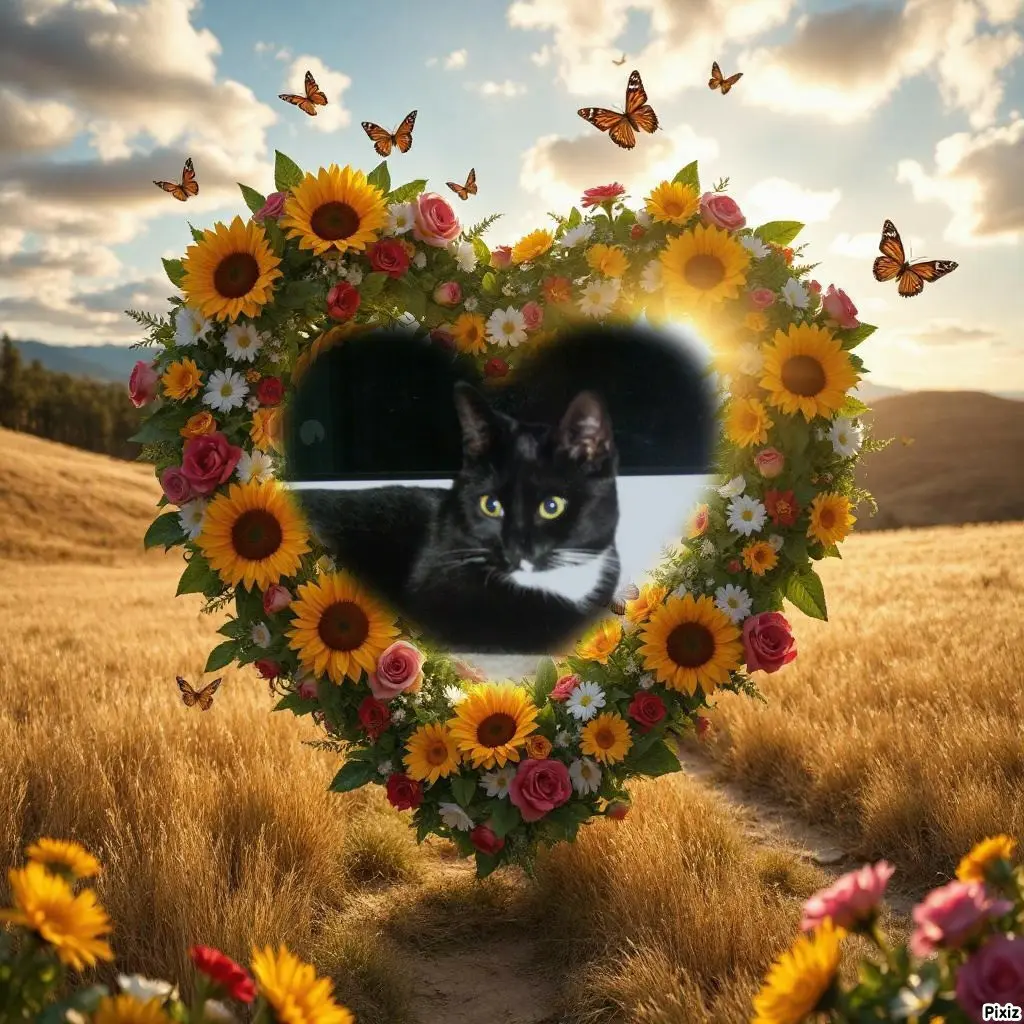 Andachtsbild von Tanja mit Timmy im Herzen 