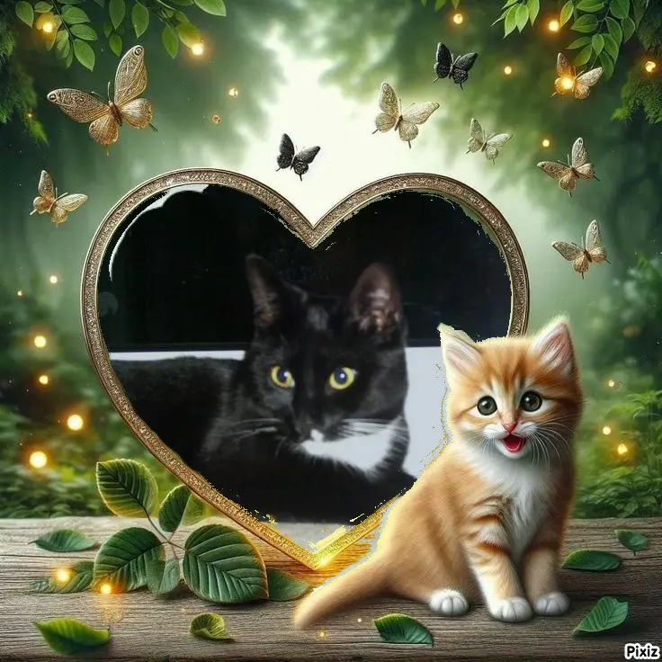 Andachtsbild von Tanja mit Timmy im Herzen 