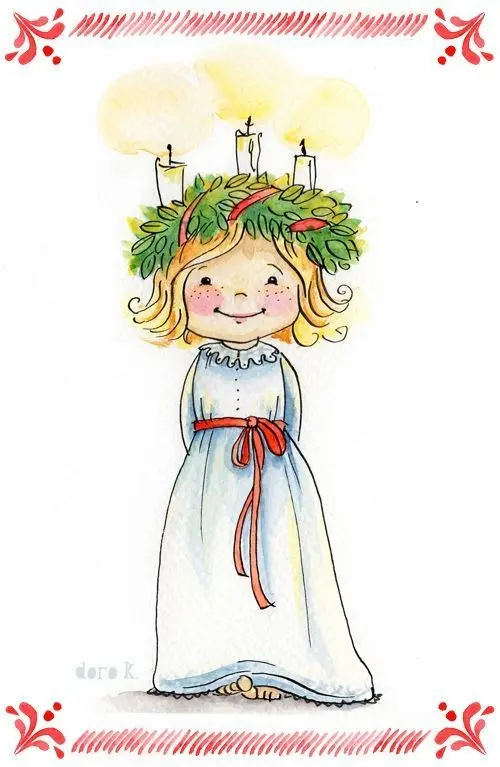 Andachtsbild von Santa Lucia
