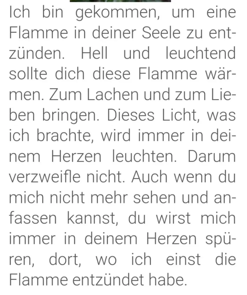 Andachtsbild von Es bleibt die Liebe