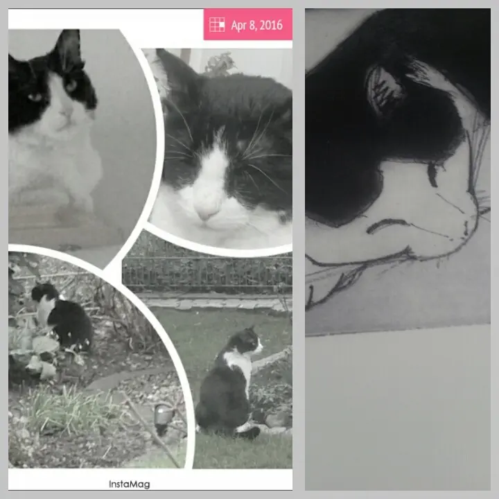 Andachtsbild von Monika