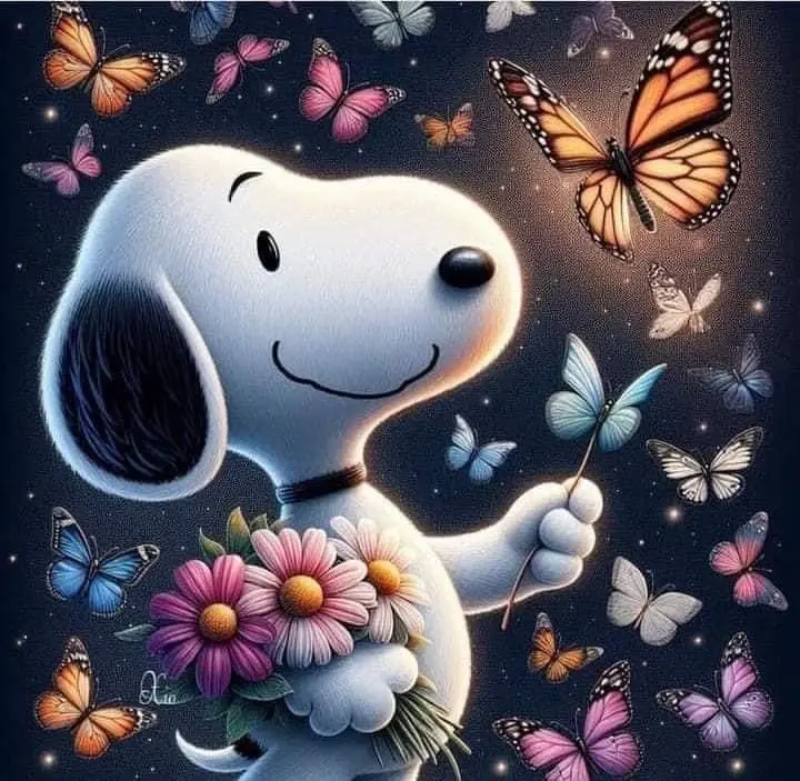 Andachtsbild von Manuela mit Fiby im Herzen ❤️