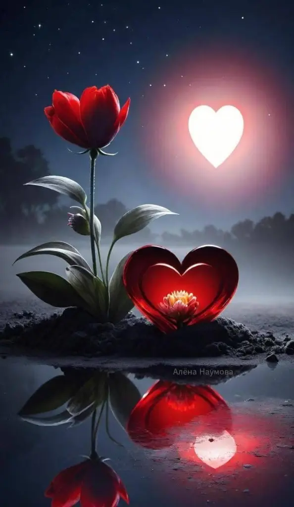 Andachtsbild von Manuela mit Fiby im Herzen ❤️ 