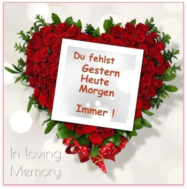 Andachtsbild von ❤️ In liebevoller Erinnerung  ❤️ 