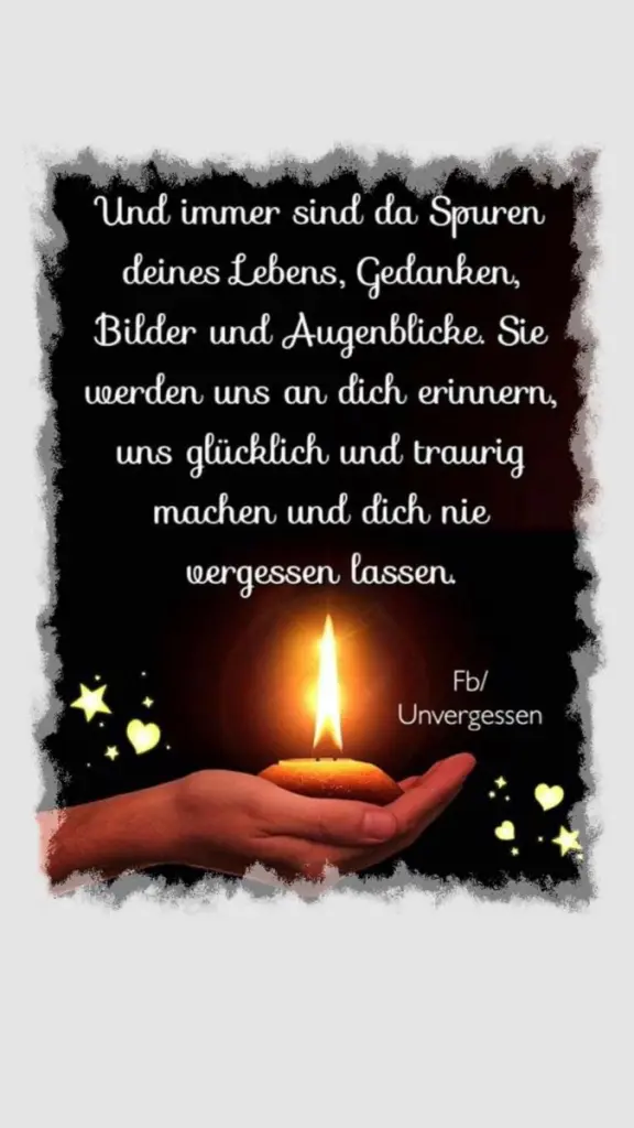 Andachtsbild von ❤️ In liebevolle Erinnerung ❤️