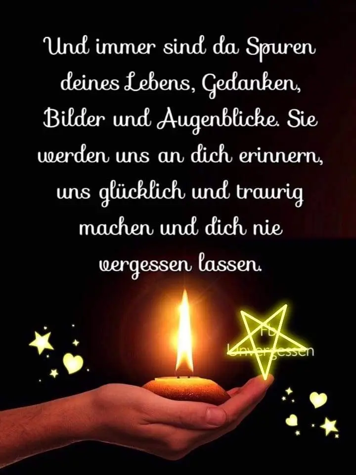 Andachtsbild von ❤️ In liebevolle Erinnerung ❤️