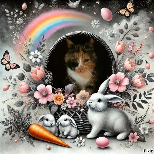 Andachtsbild von Tanja mit Timmy im Herzen