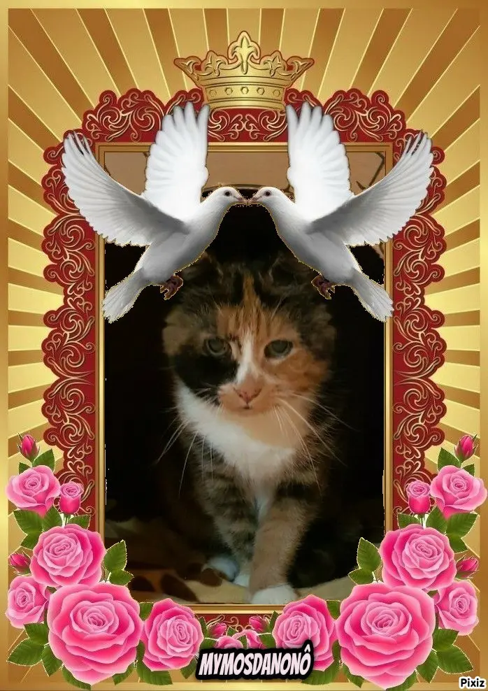 Andachtsbild von Tanja mit Timmy im Herzen