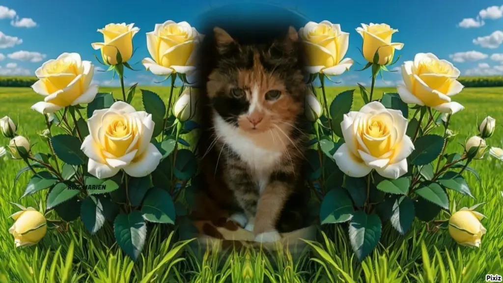 Andachtsbild von Tanja mit Timmy im Herzen