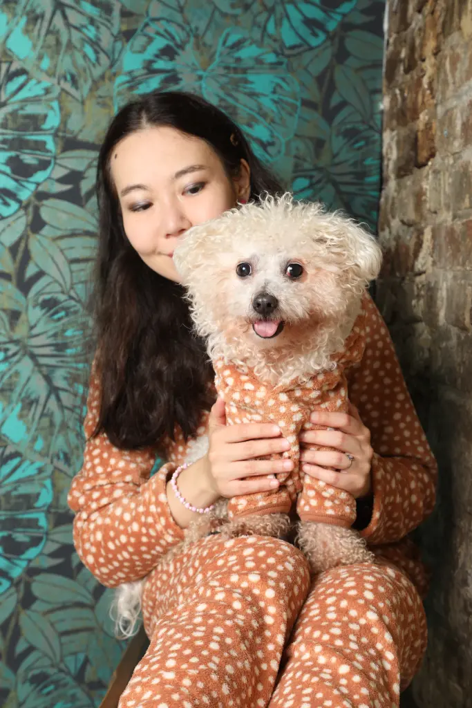 Andachtsbild von Aliya mit Snoopy  im Herzen 