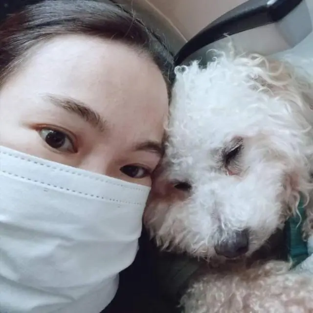 Andachtsbild von Aliya mit Snoopy  im Herzen 