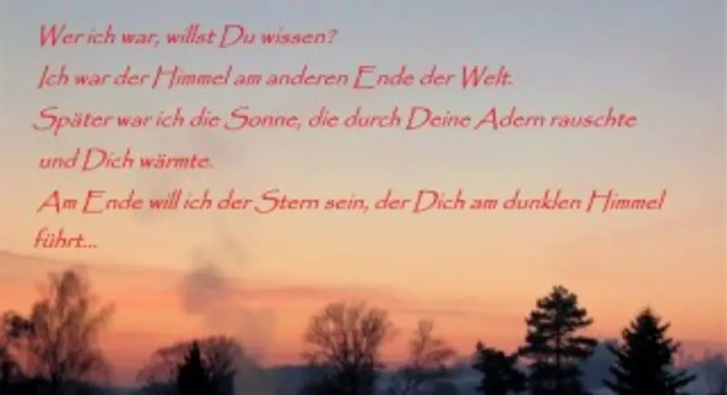 Andachtsbild von Frauchen an Bonnie 