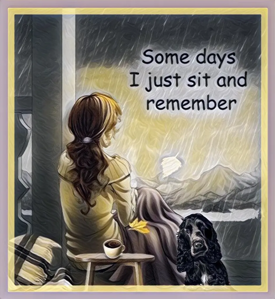 Andachtsbild von Frauchen an meine Bonnie