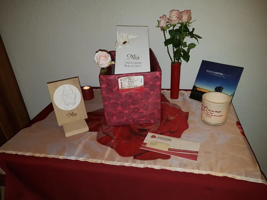 Andachtsbild von Nadine mit Mia im <3