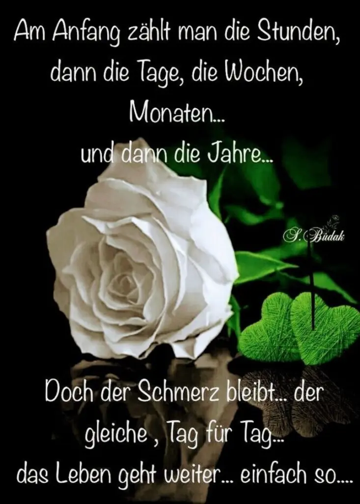 Andachtsbild von Ingrid mit Vini im Herzen