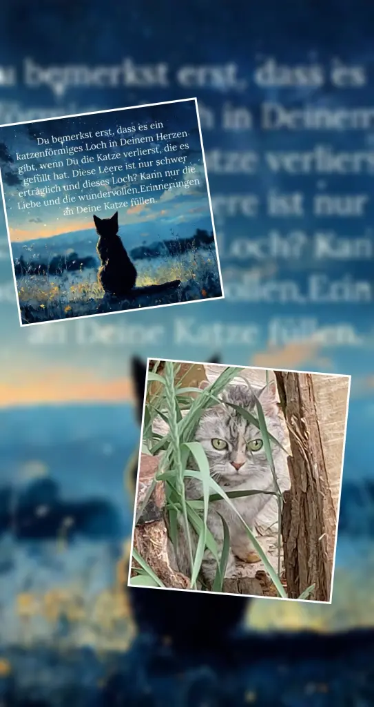 Andachtsbild von Silke mit Mia im Herzen 