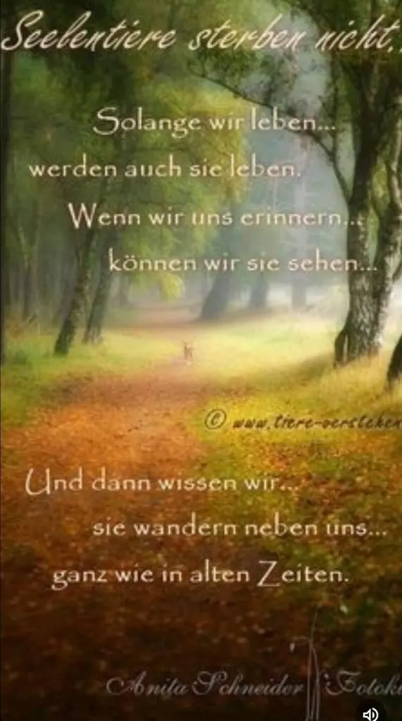Andachtsbild von Ingrid mit Vini im Herzen