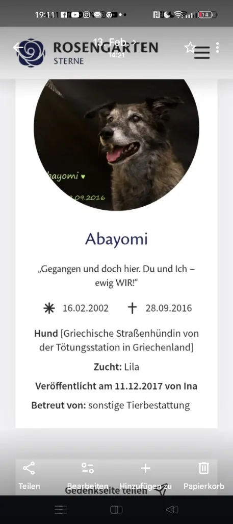 Andachtsbild von Ina Wilhelm