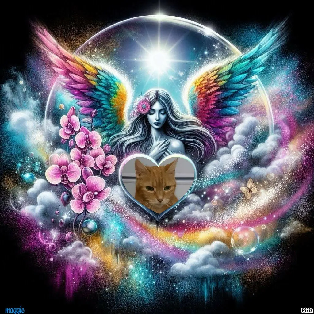 Andachtsbild von Tanja mit Timmy im Herzen 