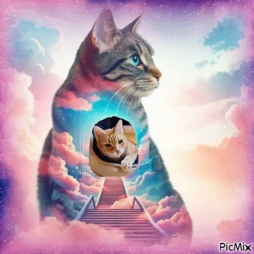 Andachtsbild von 1.Sternchen⭐️Gedenktag❤️🐈🙏🙏🙏🌹🌹🌹