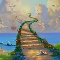 Andachtsbild von Angelika mit Balou im Herzen