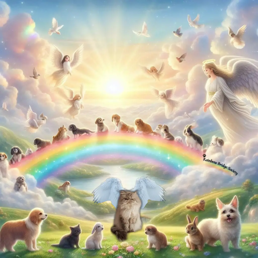 Andachtsbild von Mike mit Rocky im Herzen