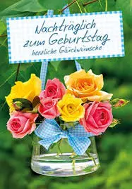 Condolence image of verspätete Geburtstagsrosen für euer Herrchen Gerald