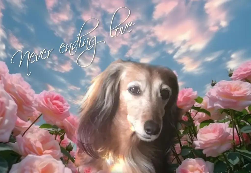 Condolence image of In Gedanken♡verbunden🌹 Gaby mit ♡☙Snowy☙♡