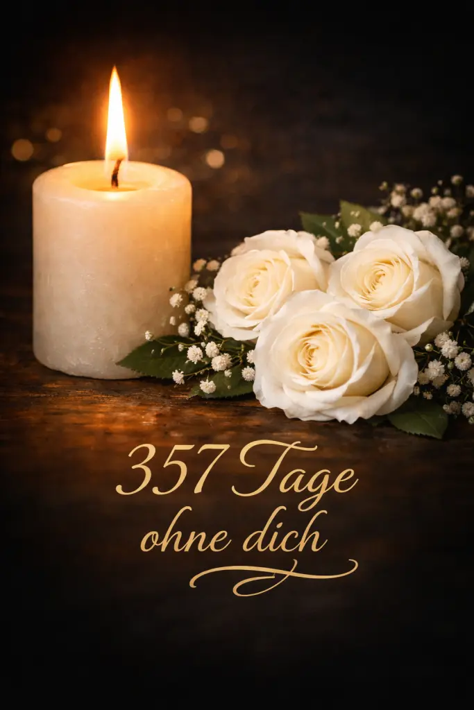 Condolence image of 🕯️357 Tage ohne dich