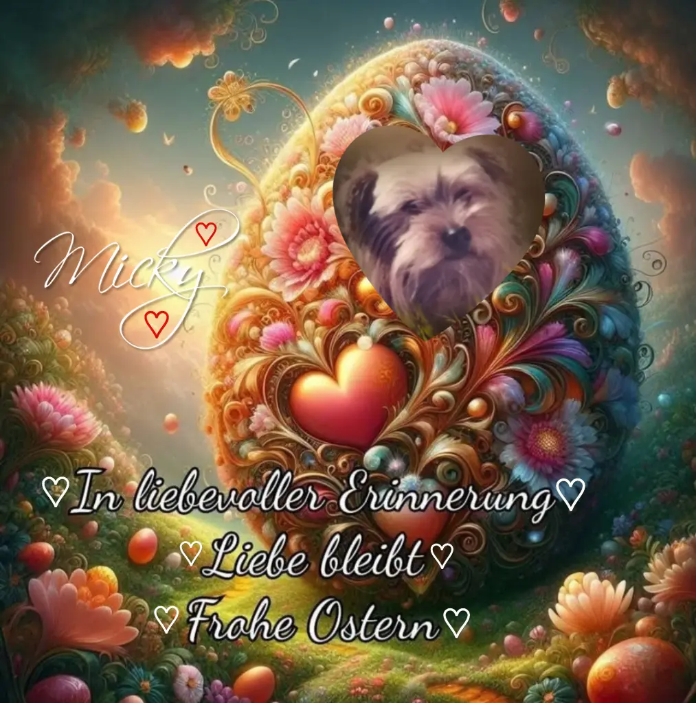 Condolence image of Micky♥️ geliebt♥️ und unvergessen♥️ 