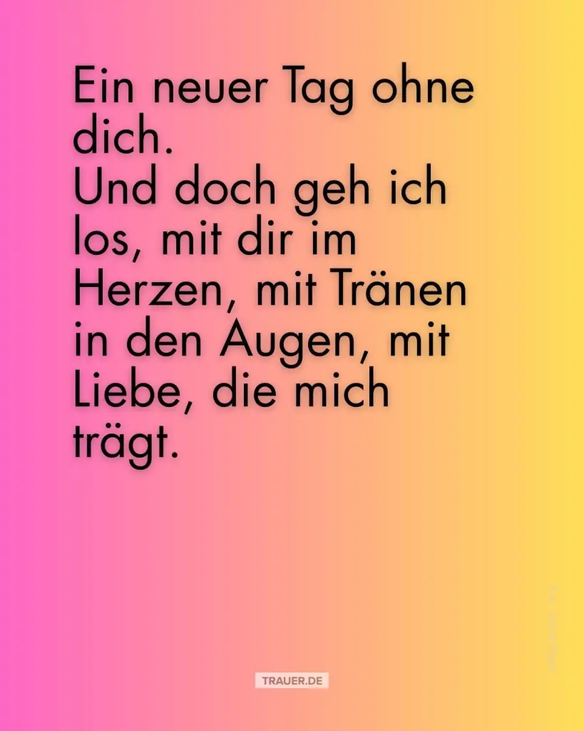 Condolence image of Danke