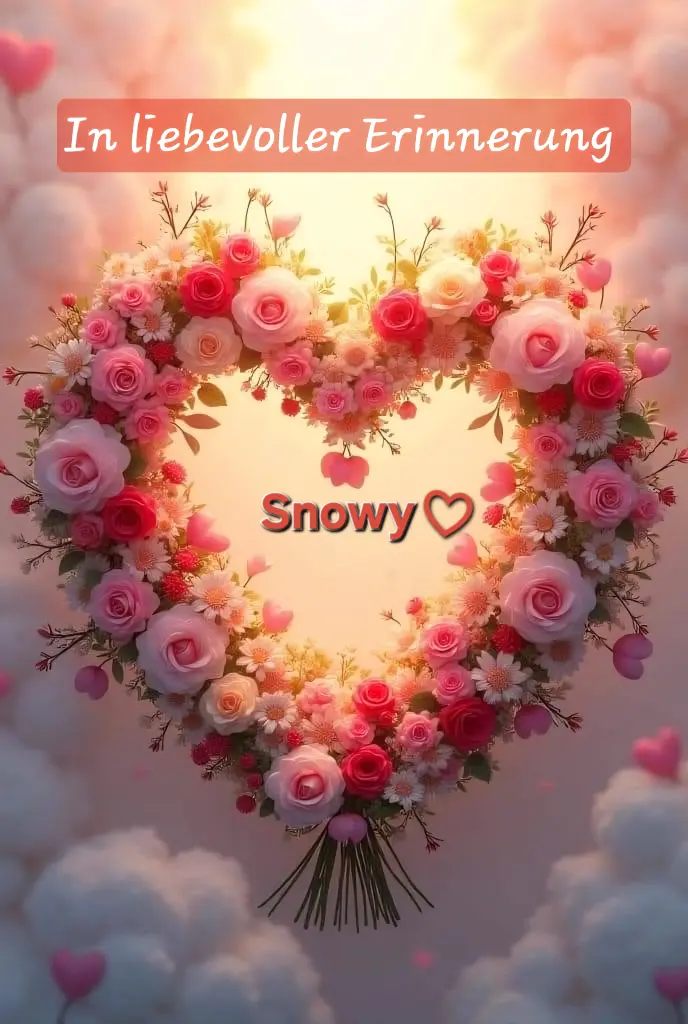 Condolence image of Snowy ❤️geliebt und unvergessenen ❤️