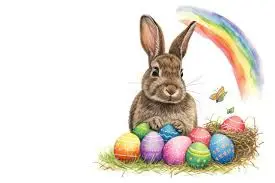 Condolence image of Ostergruß für Snowy und die drei Yorkies ❤️