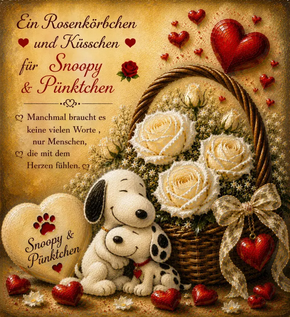 Condolence image of Snoopy und Pünktchen❤️❤️