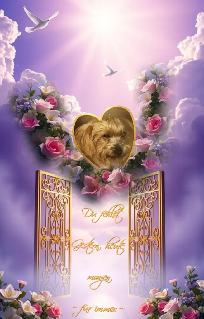Condolence image of 🤍🕊️Wahre Liebe bleibt 🕊️🤍