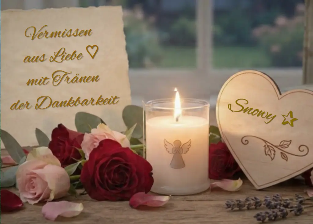 Condolence image of 🥀 🤍Licht & Liebe 🤍🥀