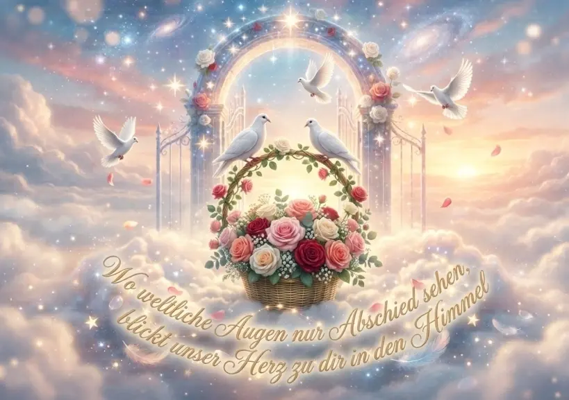 Condolence image of Immer ♡ in ♡ meinem ♡ Herzen ♡