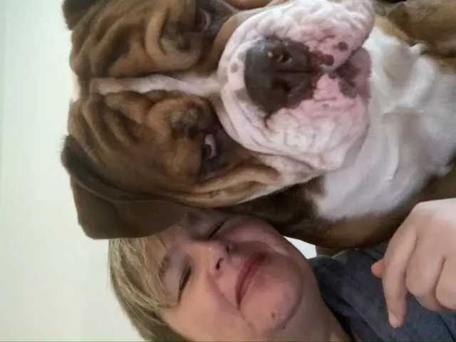 Andachtsbild von Frauchen u Bertha 