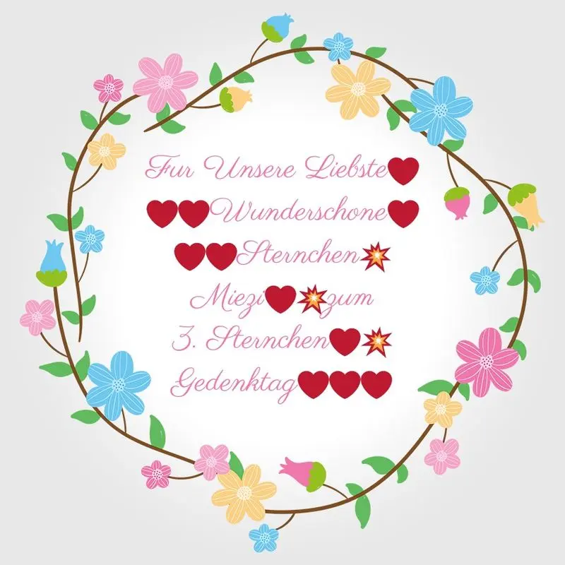 Condolence image of ❤️3. Sternchen❤️Gedenktag❤️