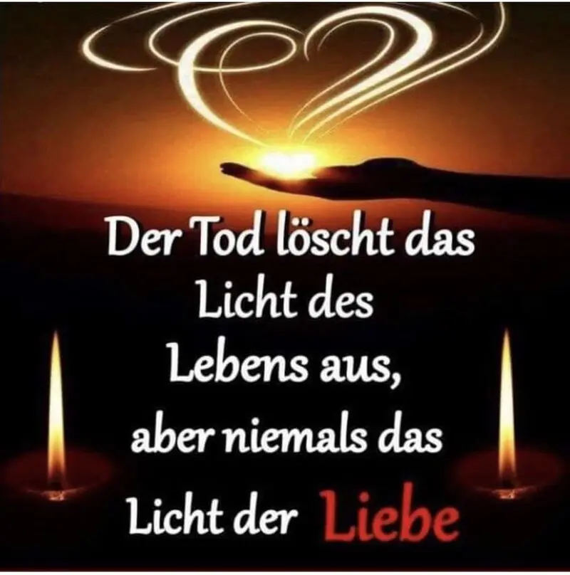 Andachtsbild von Ingrid mit Vini im Herzen