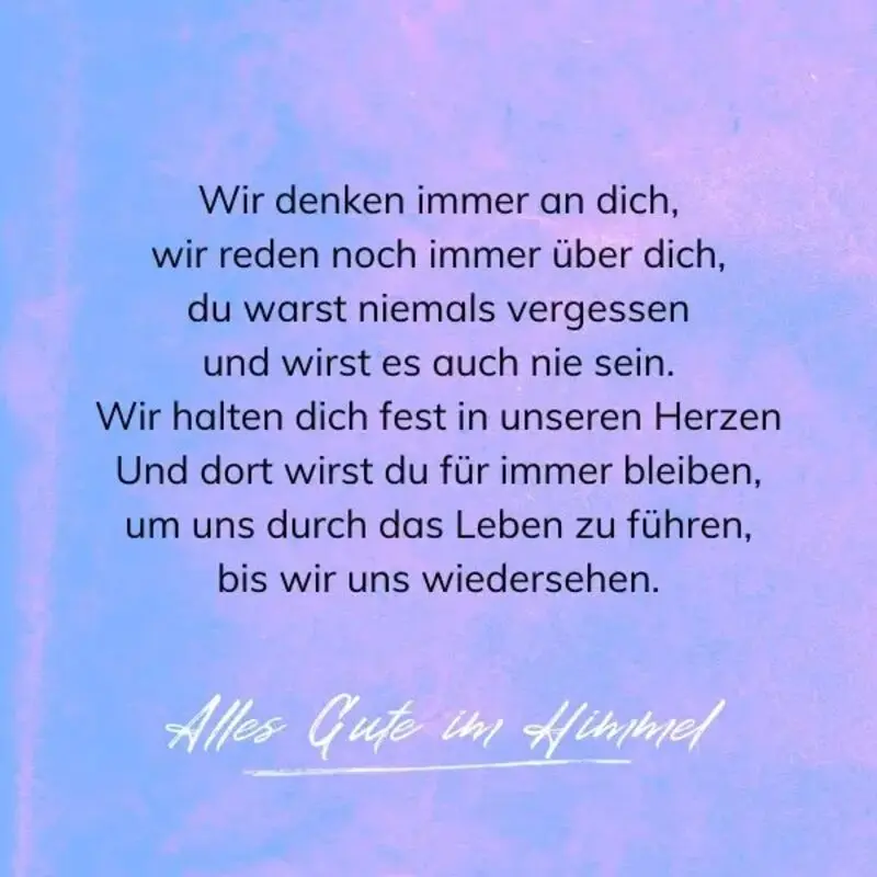Andachtsbild von Ingrid mit Vini im Herzen