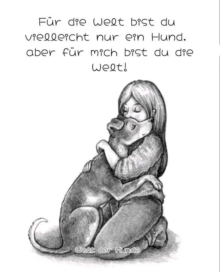 Andachtsbild von Manuela mit Fiby im Herzen ❤️ 