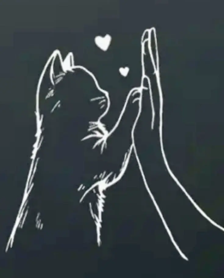 Andachtsbild von Manuela mit Fiby im Herzen ❤️