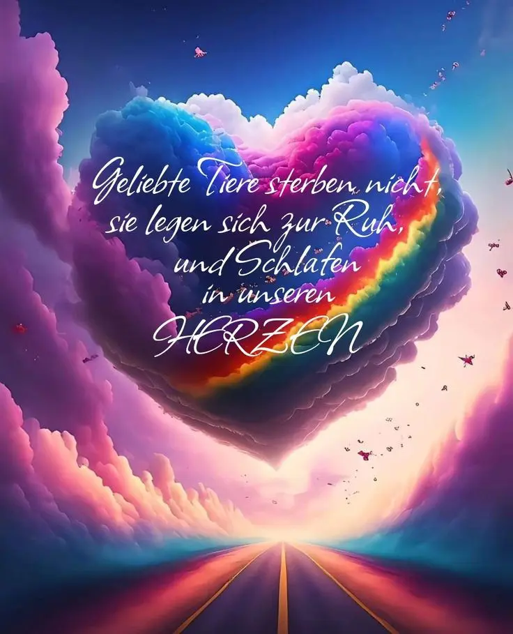 Andachtsbild von Irene mit JIMMY im Herzen ❤️