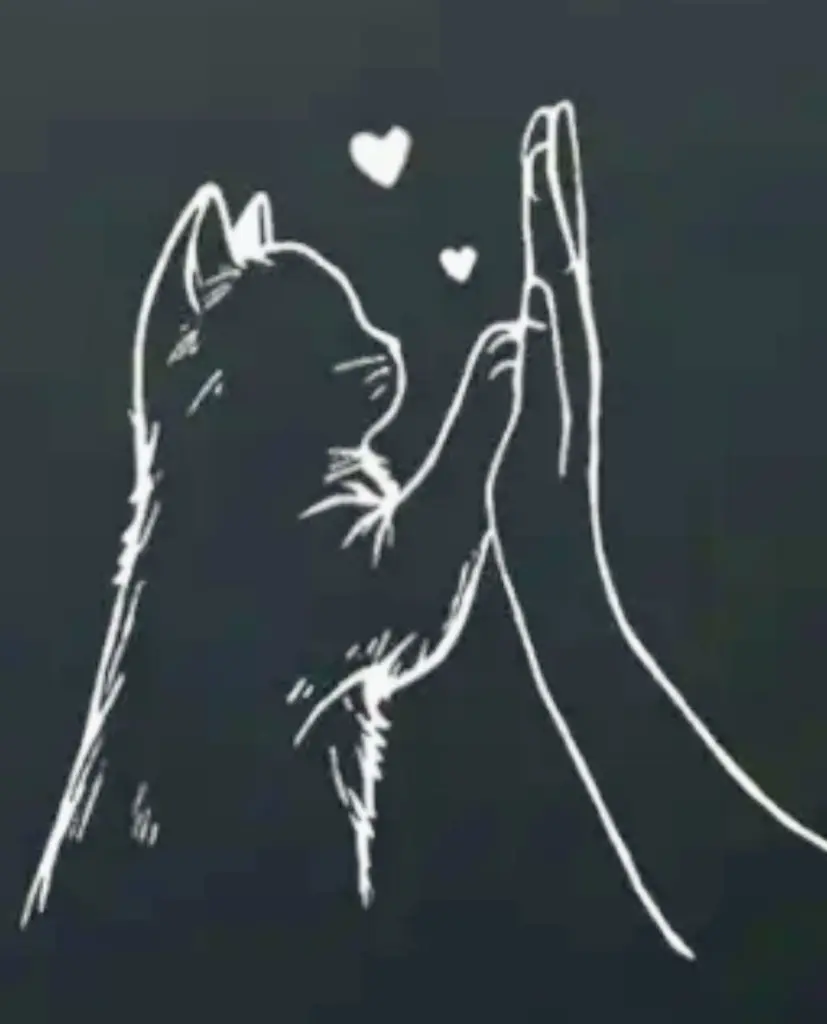 Andachtsbild von Andrea mit Mausi